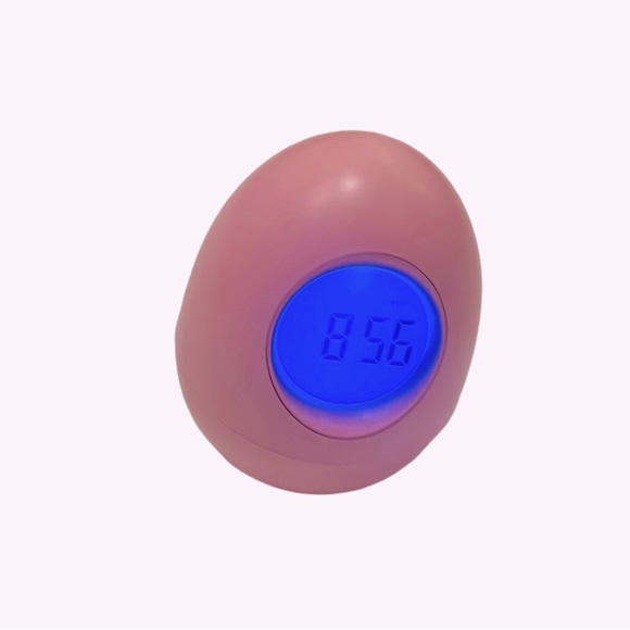 VTG Brookstone “Bob” 5-in-1 Wobble Clock in Pink  Excellent Condition - Picture 8 of 9